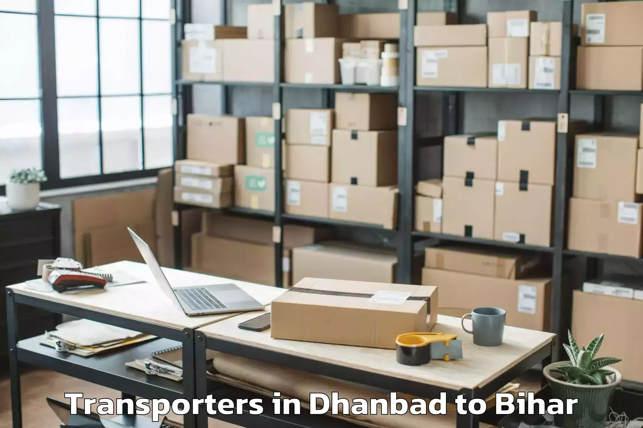 Discover Dhanbad to Bairagnia Transporters